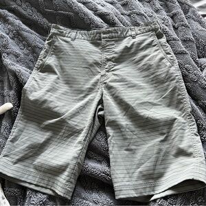 Men Striped Gray golf Shorts nike performance size 33